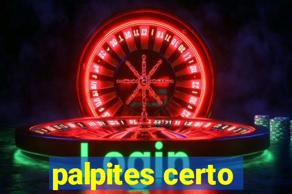 palpites certo